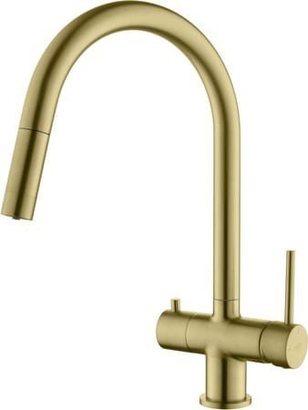 Bateria kuchenna Blue Water Cyrus stojąca mosiądz (BW-5901730616613)