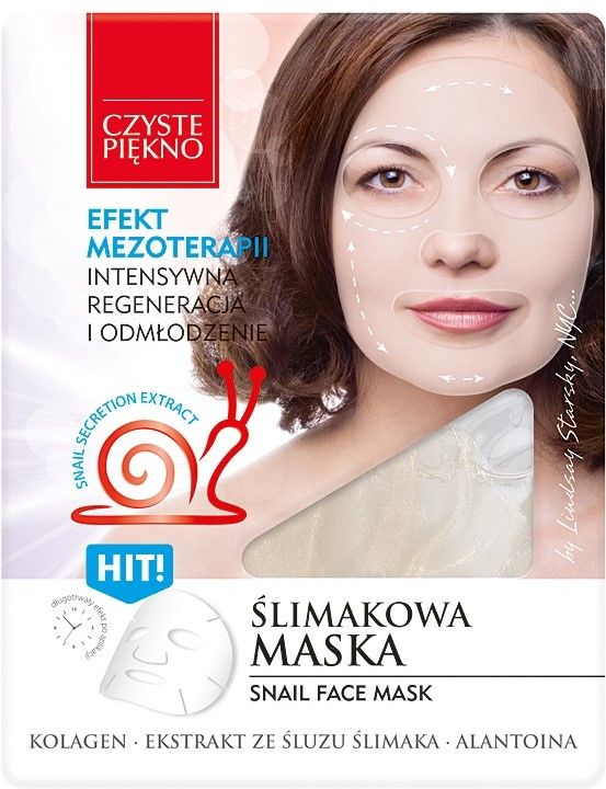 Estetica Maska do twarzy śluz ślimaka