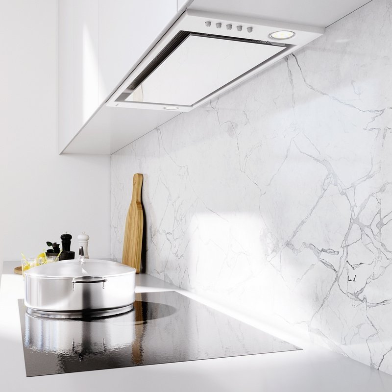 Okap kuchenny GLOBALO Desolero 90.2 White one size