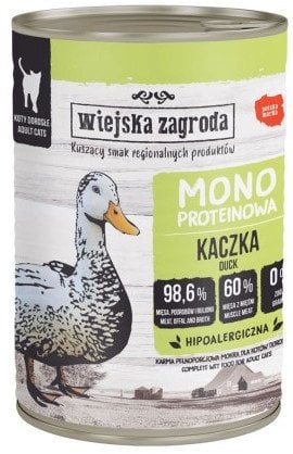 Wiejska Zagroda Monoproteinowa z kaczką 400g