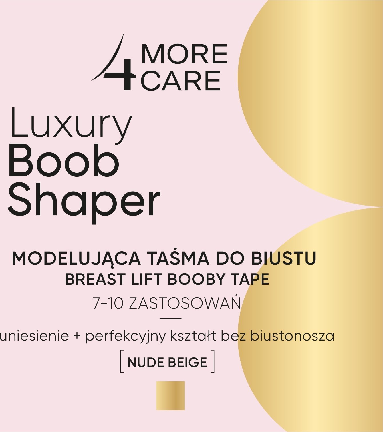 MORE4CARE_Luxury Boobs Shaper modelująca taśma do biustu 1szt.