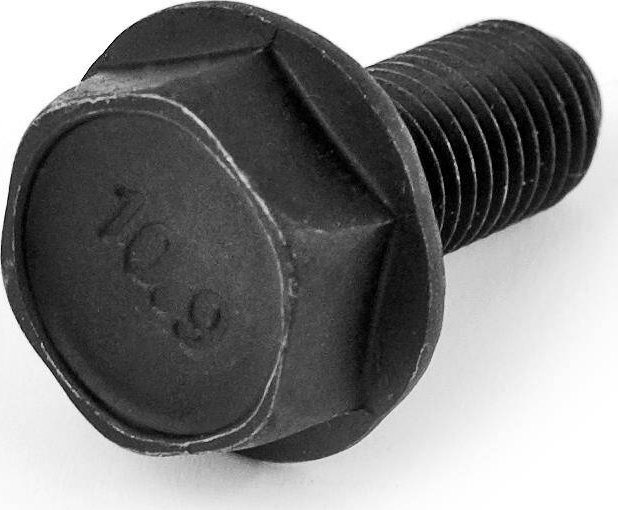 Śruba mechanizmu korbowego (kwadrat) M8, czarna - 10 sztuk