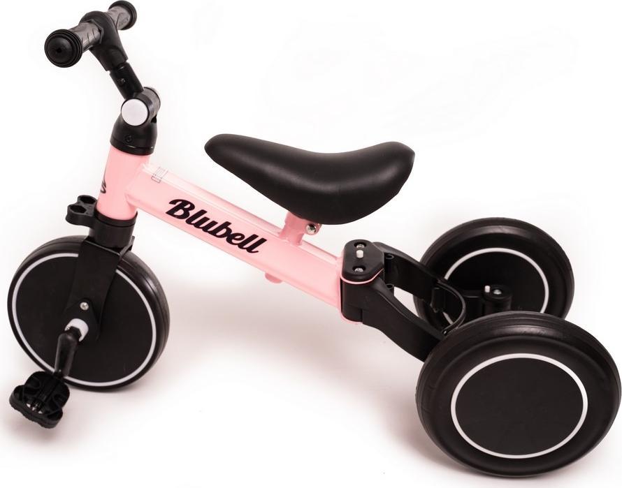 Blue Ride Rowerek Biegowy pchacz 3-kołowy 3 w 1 Blubell 003 Różowy
