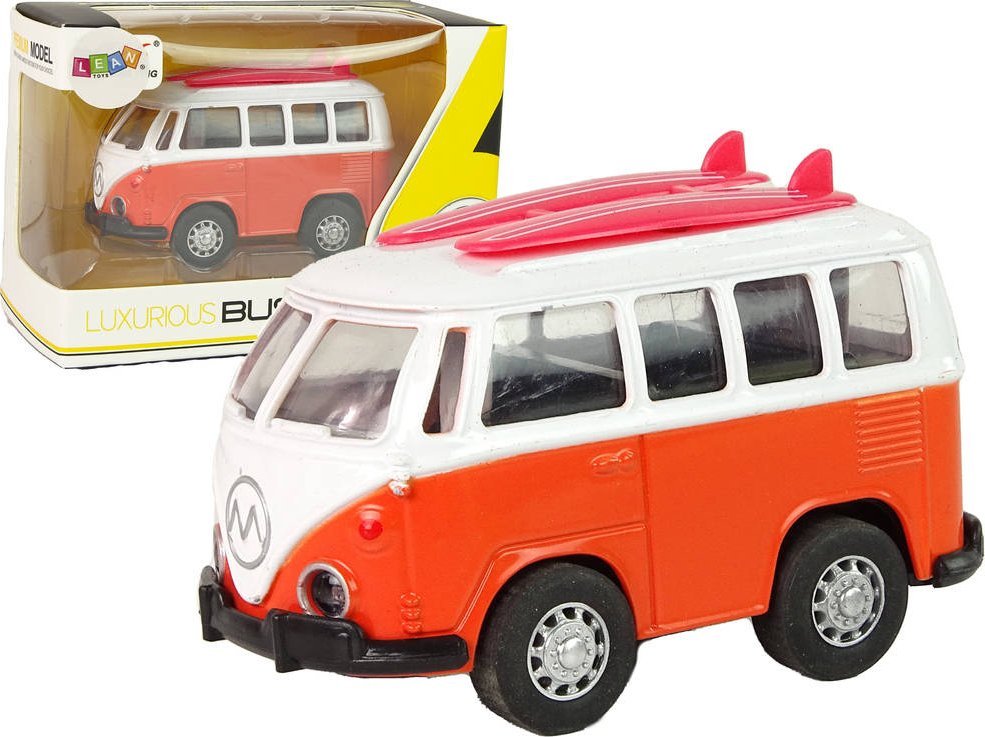 LeanToys Autko Metalowy Wycieczkowy Bus
