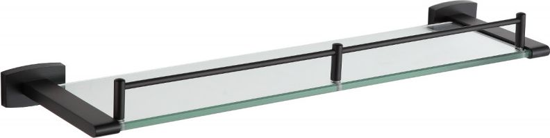 Mexen Mexen Zoja wisząca półka szklana, czarna - 7019137-70