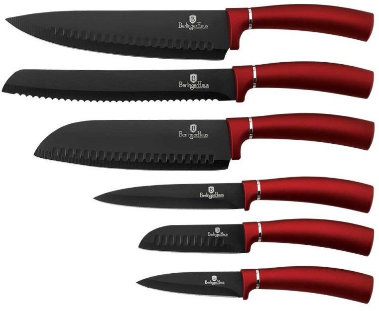 ZESTAW 6 NOŻY KUCHENNYCH BERLINGER HAUS BH-2542