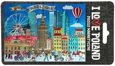 Magnes puzzle Warszawa ILP-MAG-PUZZ-WAR-03