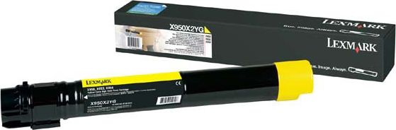 Toner Lexmark X950X2YG Yellow Oryginał (X950X2YG)