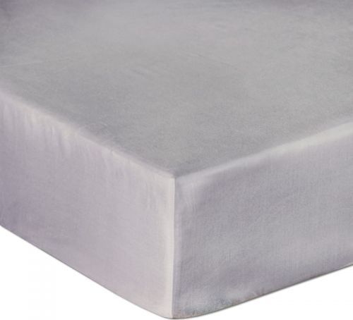 Darymex Prześcieradło satynowe z gumką 140x200 kolor Popiel