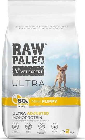Raw Paleo Vetexpert Raw Paleo Ultra Turkey Puppy Mini 2kg