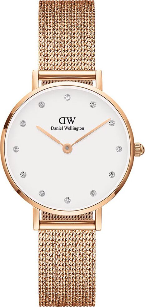 Zegarek damski Daniel Wellington DW00100528 CYRKONIE różowe złoto