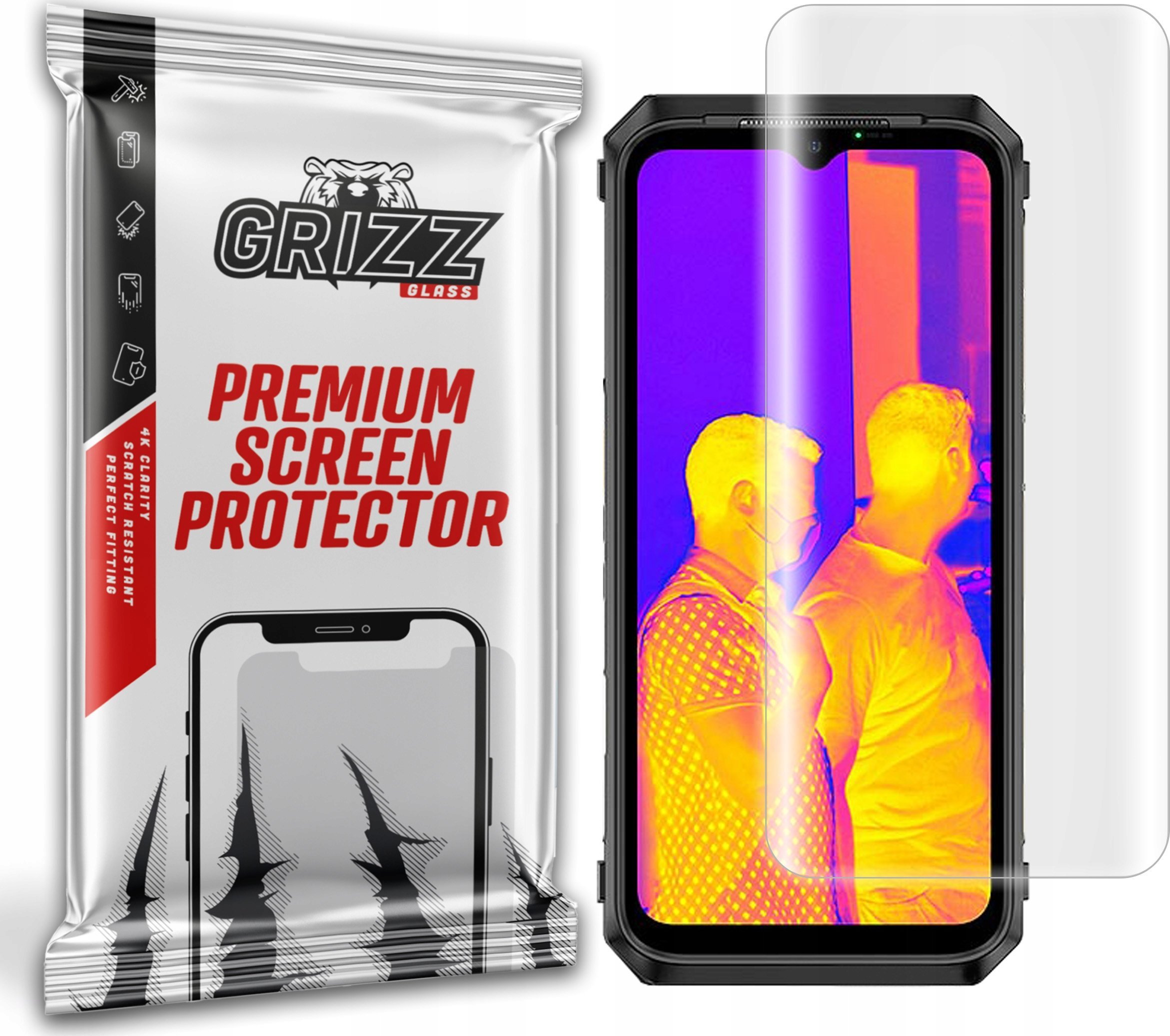 GrizzGlass Folia hydrożelowa GrizzGlass Hydrofilm do Ulefone Power Armor 19T