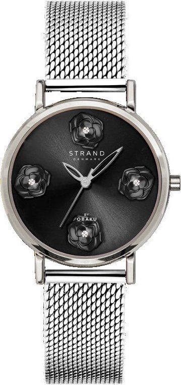 Zegarek Strand Zegarek damski Strand S733LXCBMC CYRKONIE srebrny