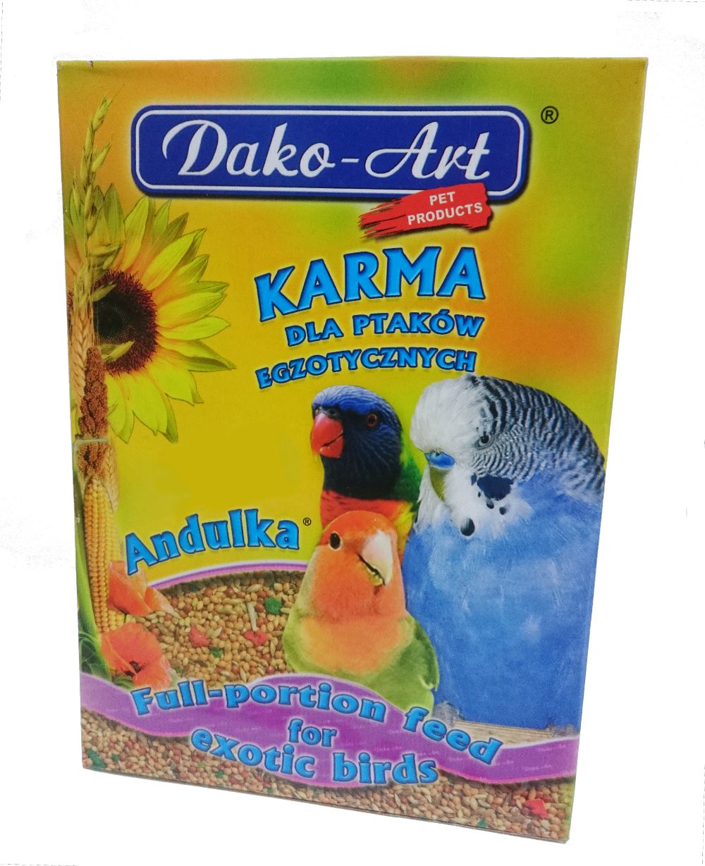 Dako-Art 500g ANDULKA karma DLA EGZOTYCZNYCH