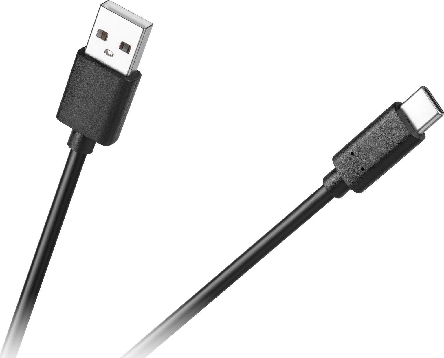 Kabel USB Cabletech USB-A - USB-C 3 m Czarny (KPO3859-3)