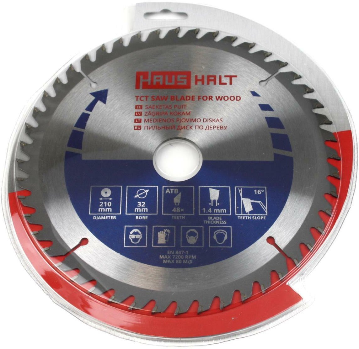 CIRCULAR SAW BLADE WOOD 210X32X48