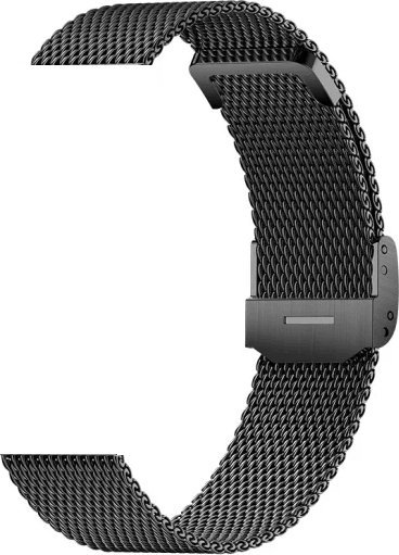 Bakeeley PASEK DO ZEGARKA H80 Czarny Wymienny Metal