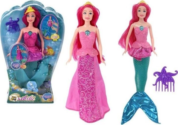 Lalka syrenka z magiczną sukienką