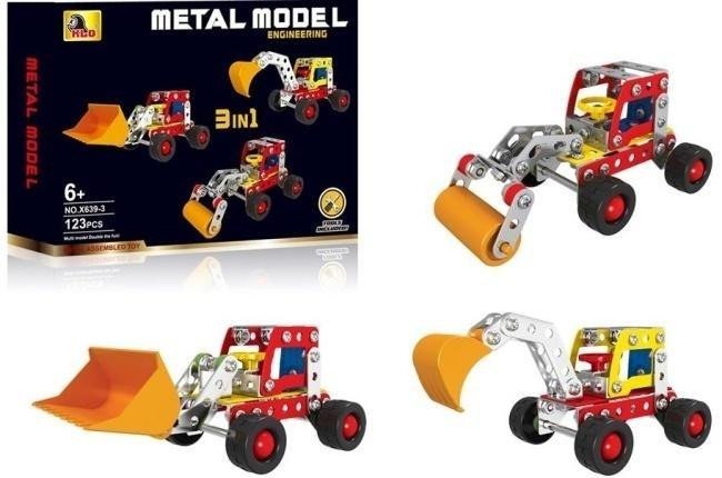 Zestaw konstruktor metal 3w1