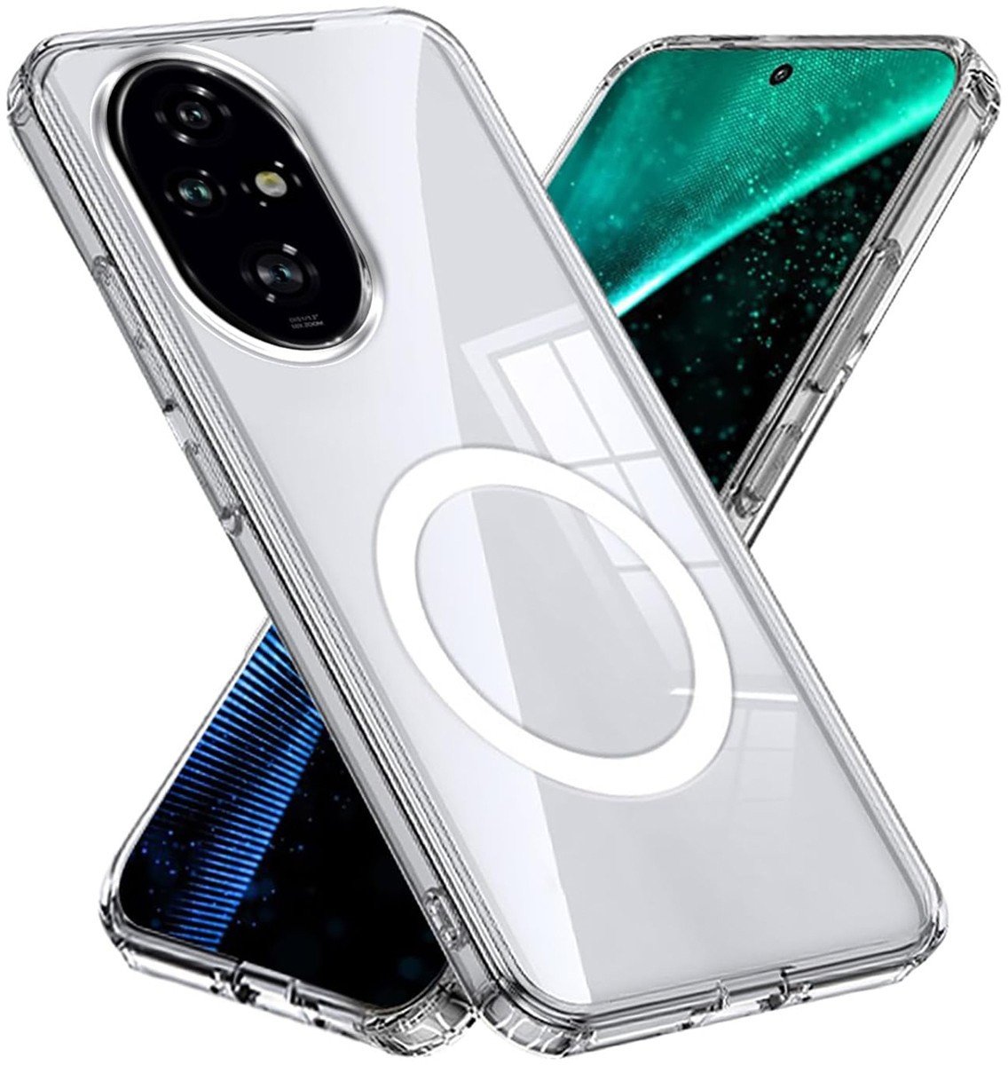 Etui Supero Tpuacrylic Magsafe do Honor 200 Pro, przezroczyste