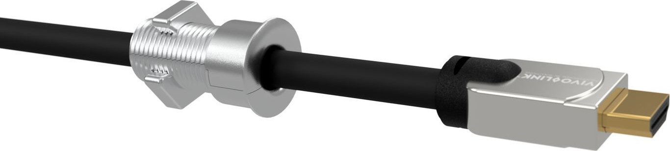 VivoLink Cable Through Desk Solution