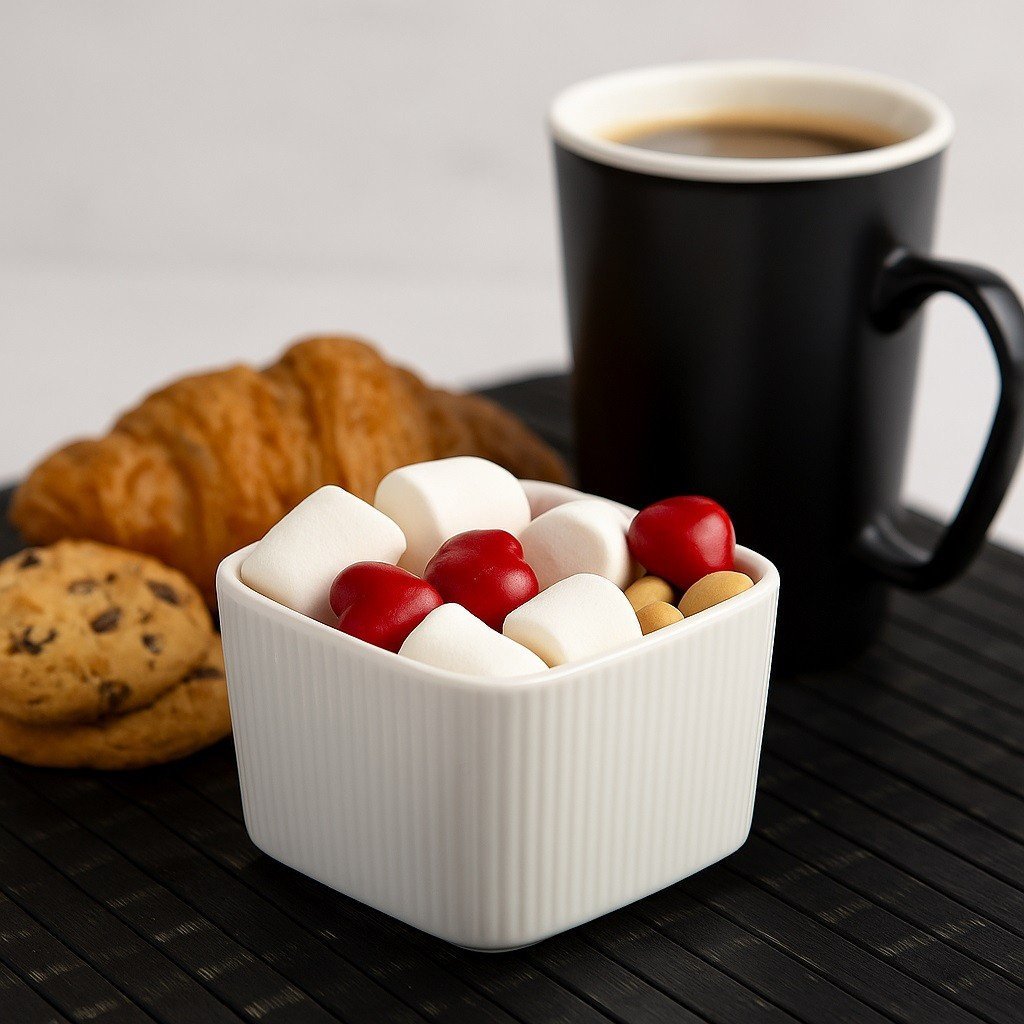 Kokilka/czarka 7,5x7,5 cm Regular Krem