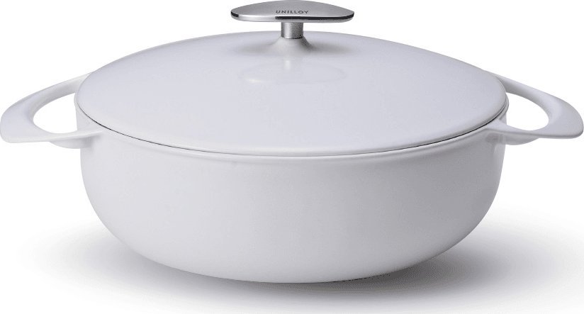 UNILLOY Garnek żeliwny UNILLOY Unohana 22 cm [US220WH]