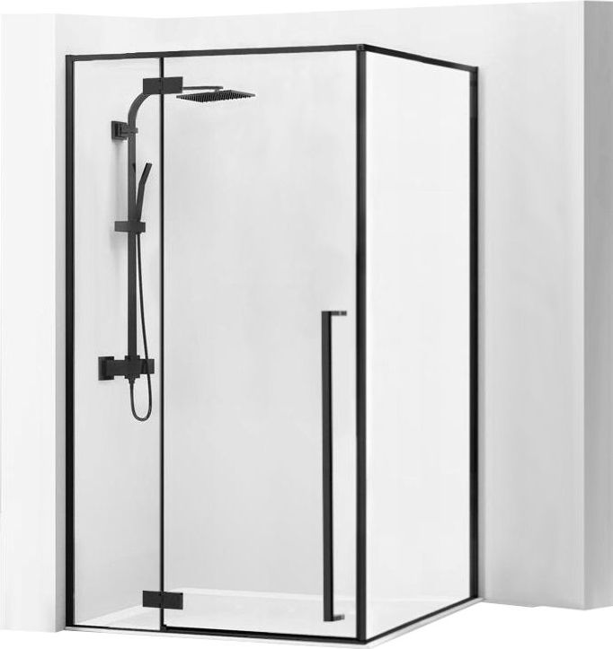 Rea Kabina prysznicowa Fargo 90x120 Black Mat