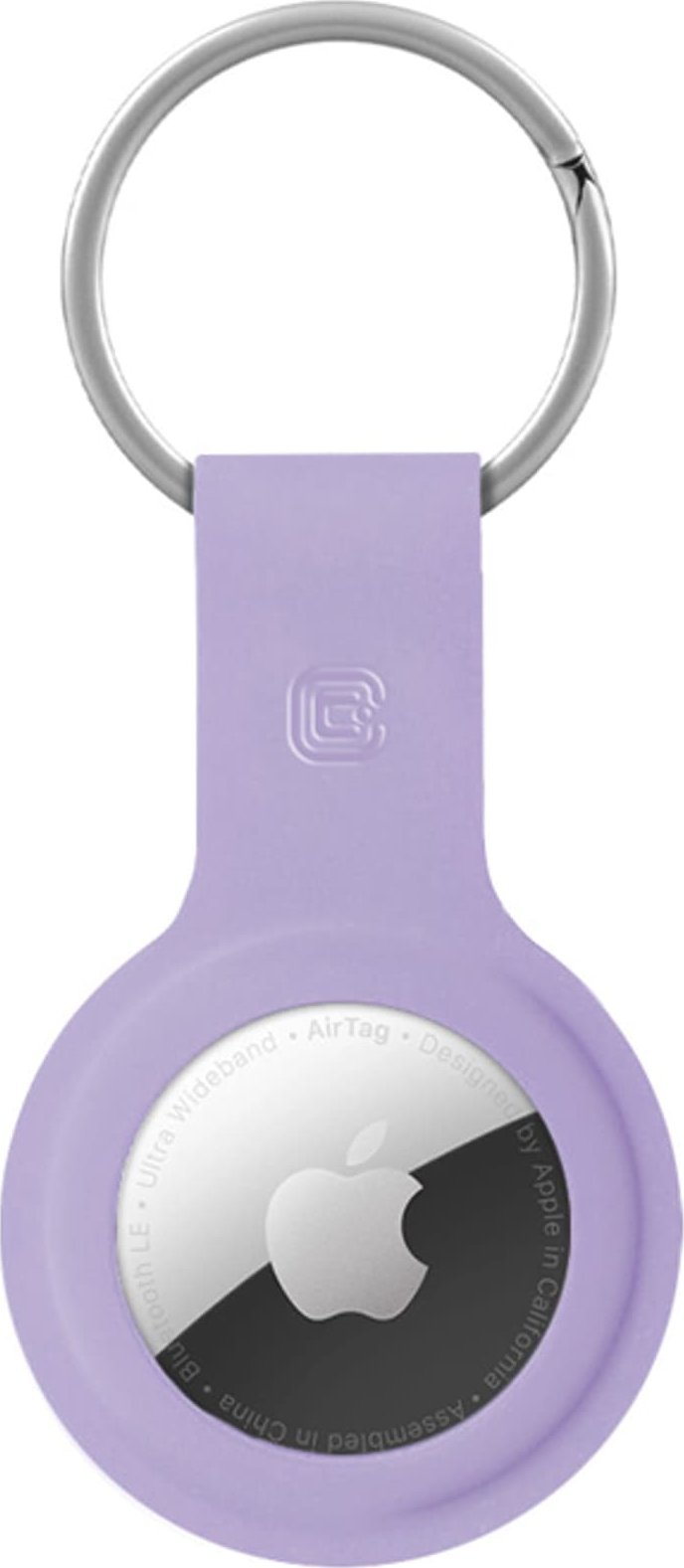 Crong Brelok Crong Silicone Case with Key Ring Apple AirTag (fioletowy)