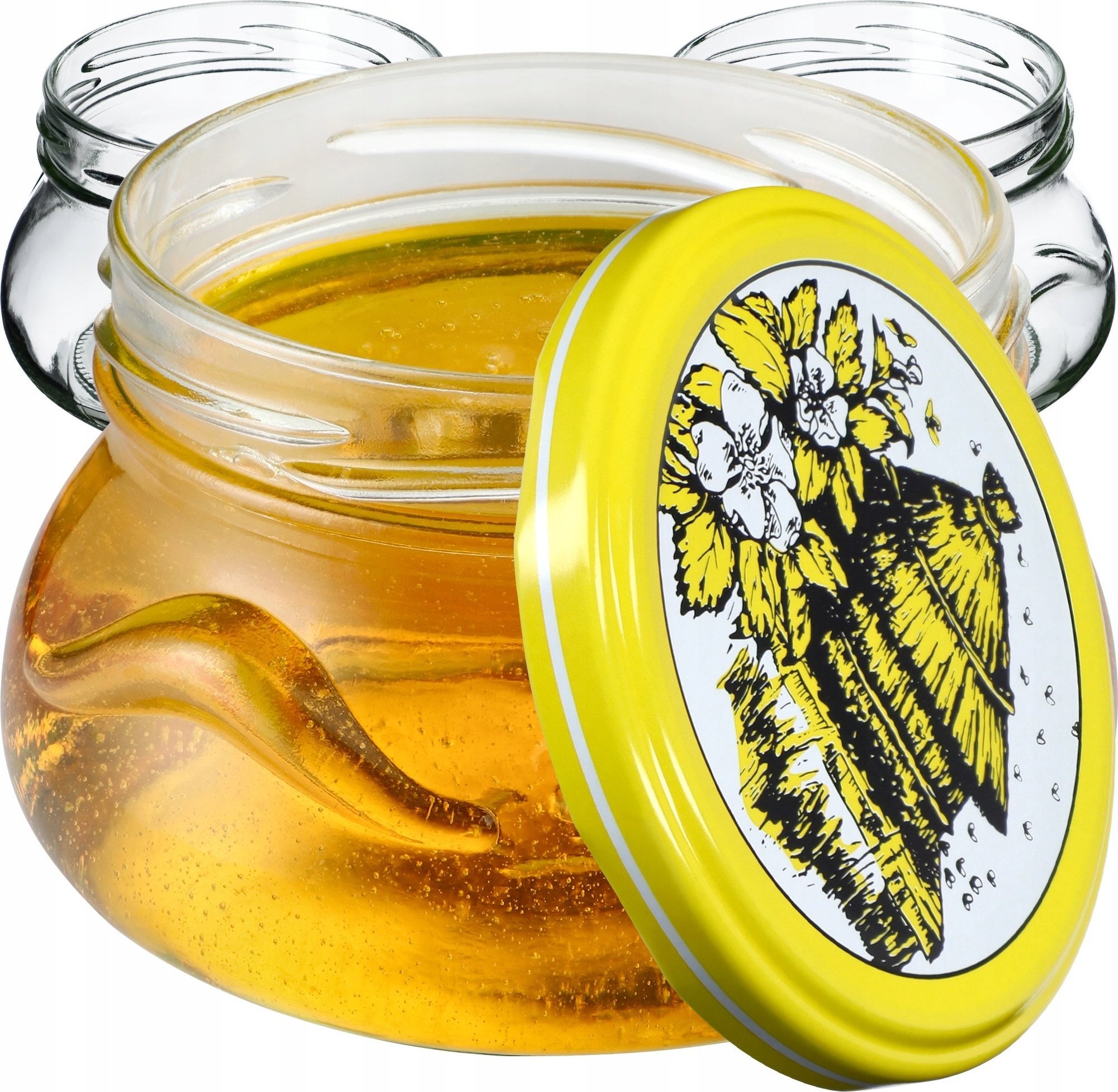 Kadax 10 szt. Słoik Szklany 300ml Na Dżem + Wieczko fi82