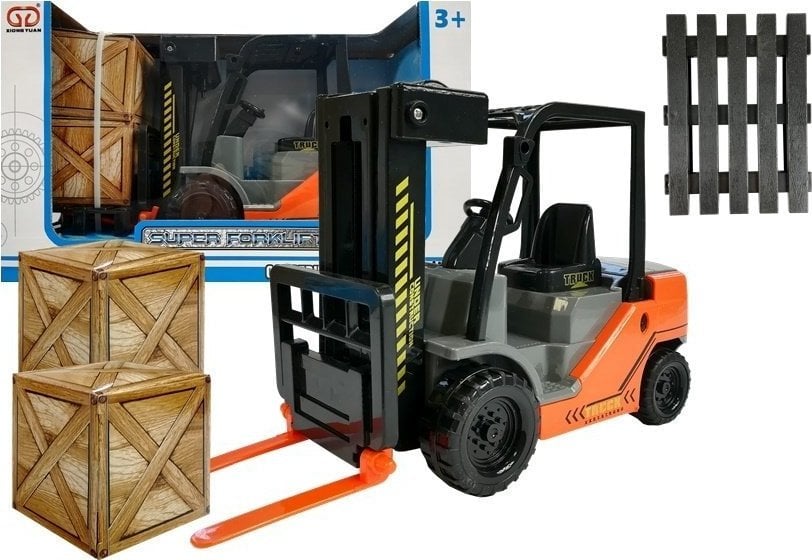 LeanToys Wózek Widłowy z Paletą i Pudełkami LEAN Toys