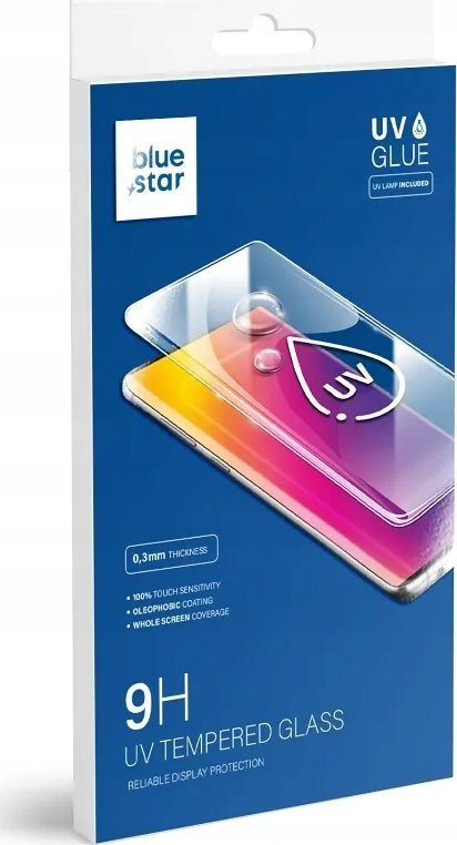 Partner Tele.com Szkło hartowane Blue Star UV 3D - do Samsung Galaxy S24 Ultra