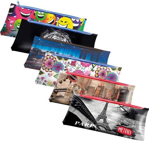 Piórnik Panta Plast Piórnik z nadrukiem na suwak mix