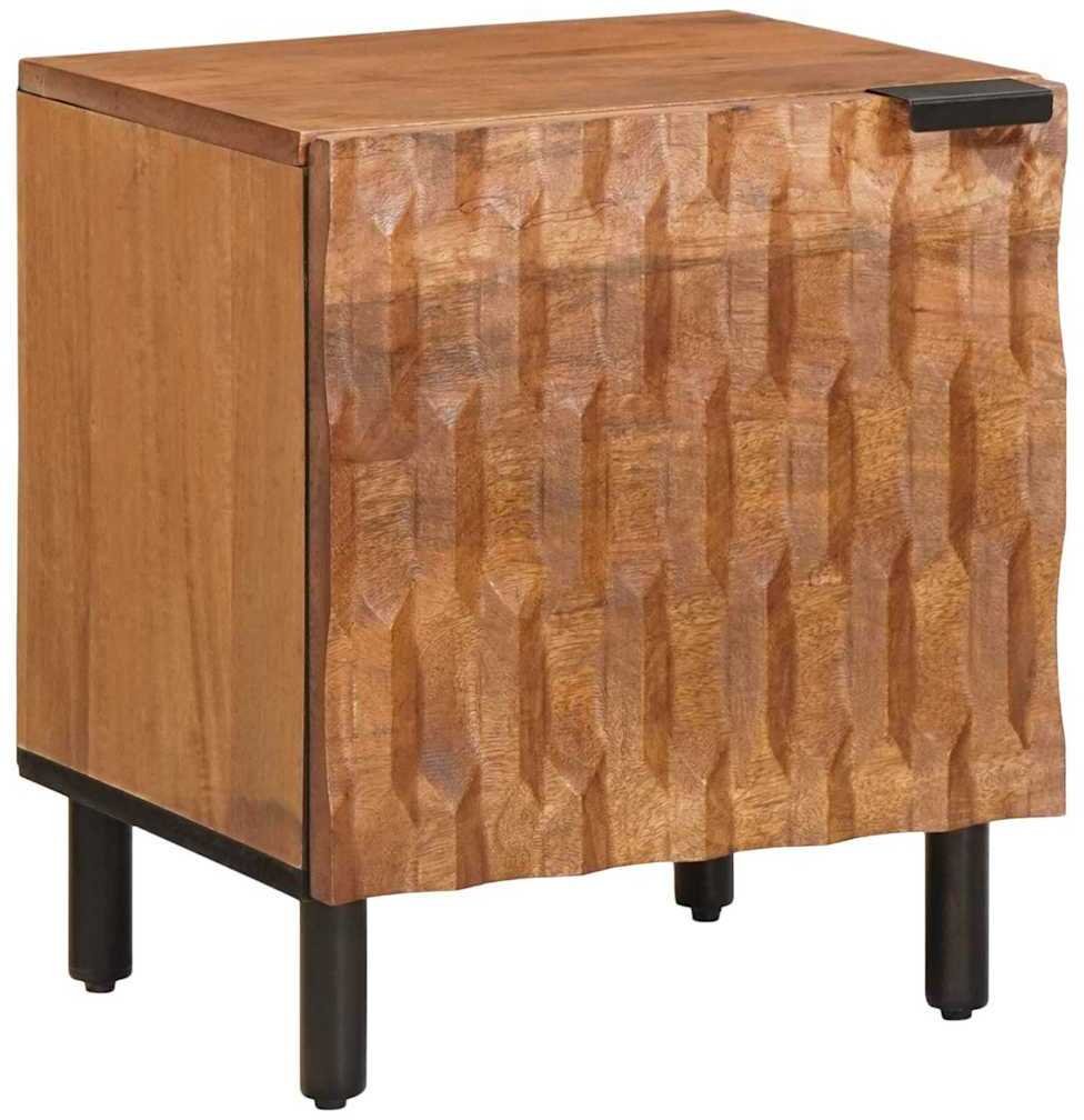 vidaXL Szafka Nocna Brązowy 40 x 33,5 x 46 cm Drewno mango