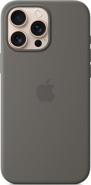 Apple APPLE iPhone 16 Pro Max Silicone Case with MagSafe - Stone Gray
