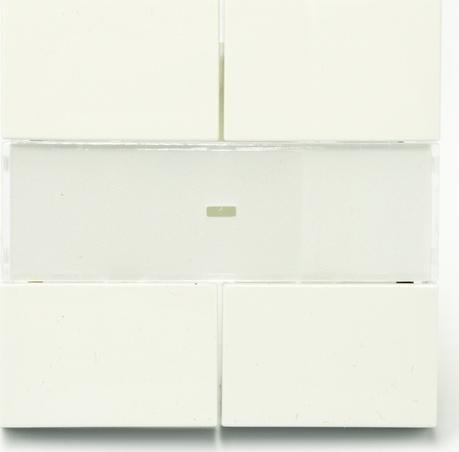 Efapel EFAPEL LOGUS90 KLAWISZ DO 4-KROTNEGO PRZYCISKU SENSOROWEGO NISKONAPIĘCIOWEGO BIAŁY 90600 TBR