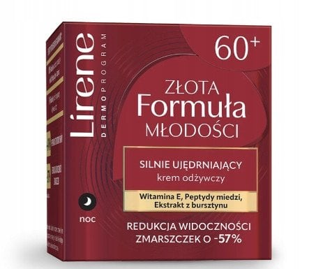 LIRENE_Złota Formuła Młodości silnie ujędrniający krem odżywczy 50ml