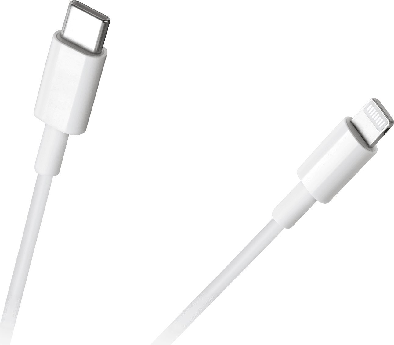 Kabel USB Rebel Comp USB-C - Lightning 1 m Biały (LEC-RB-6009-100-W)