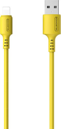 Kabel USB Somostel USB-A - Lightning 1.2 m Żółty (28249)
