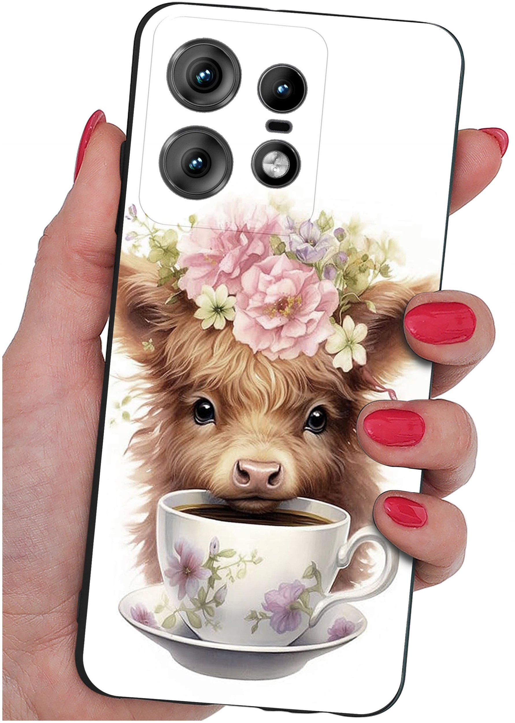 Etui do Motorola Moto EDGE 50 Pro WZORY |SILIKONOWE MATT CASE