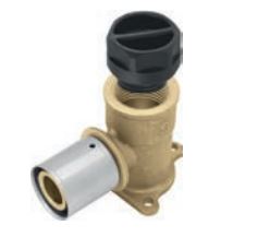 KAN-therm Podejście do baterii mosiężne Press z uszami 16x2/G1/2" K-905022