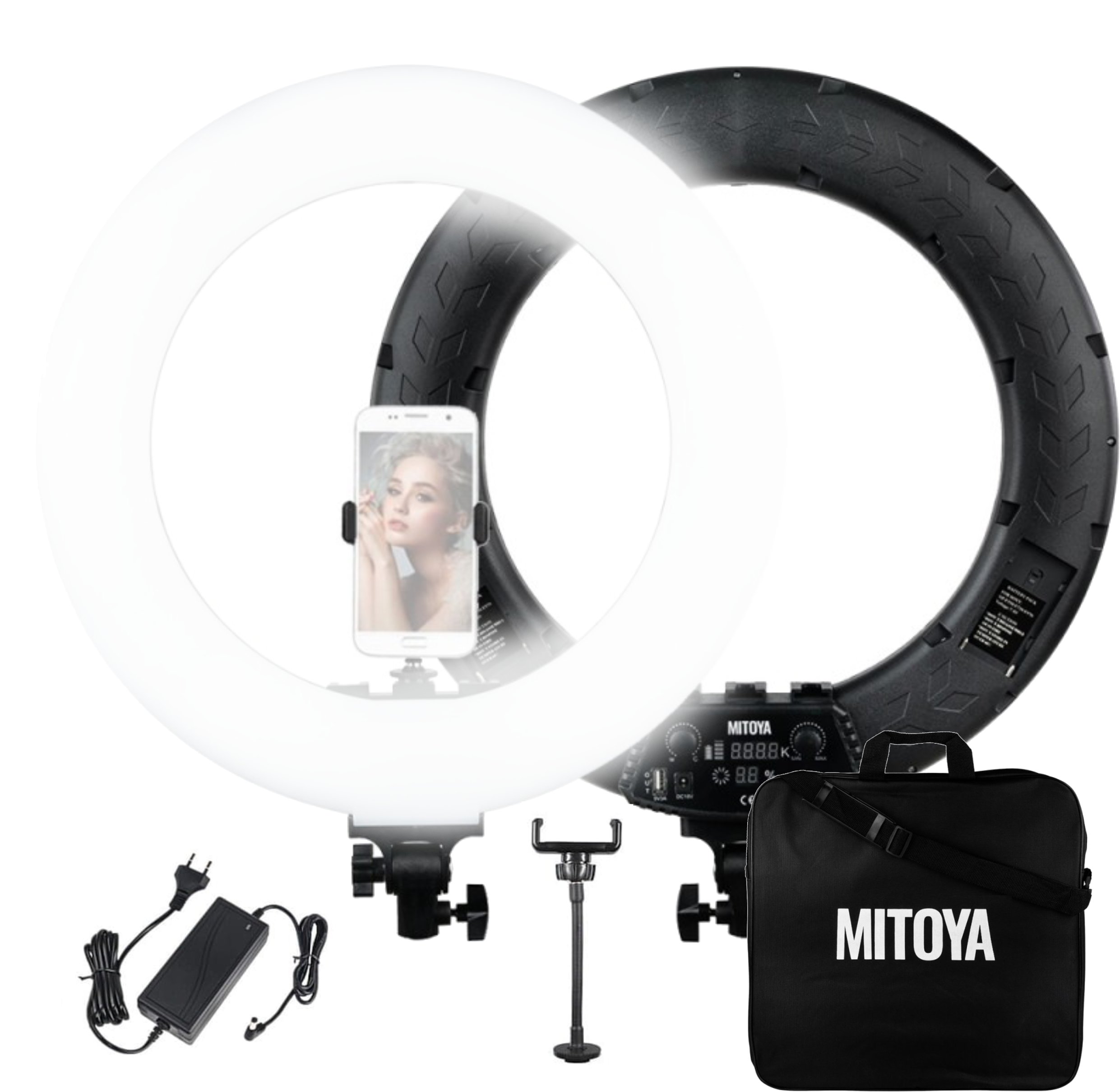 MITOYA RL-480L Lampa pierścieniowa LED RING 45cm 3000-6000K