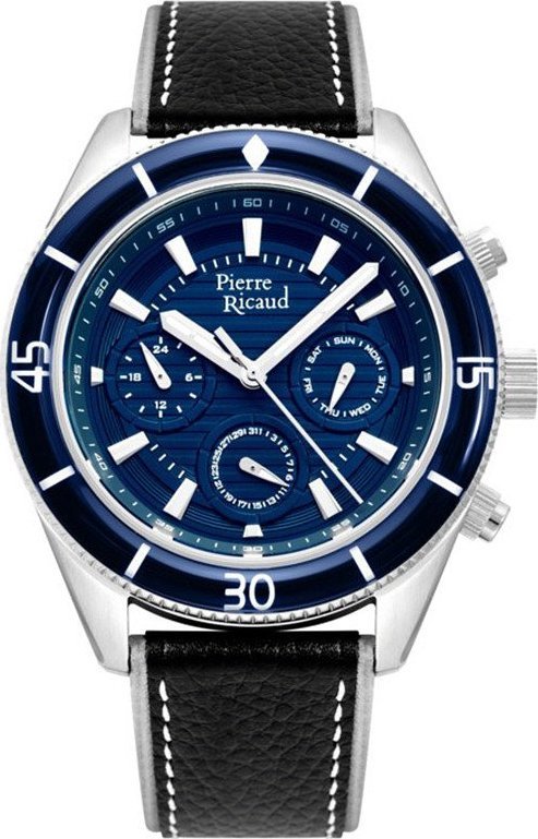 Zegarek Pierre Ricaud Zegarek męski Pierre Ricaud P97248.T215QF czarny