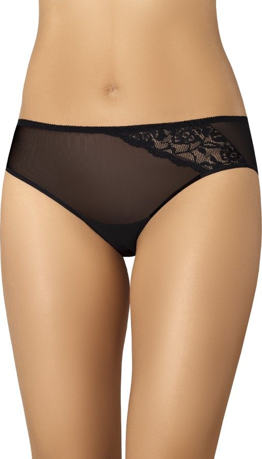 Teyli Majtki damskie siateczkowe Susie czarne S Czarny