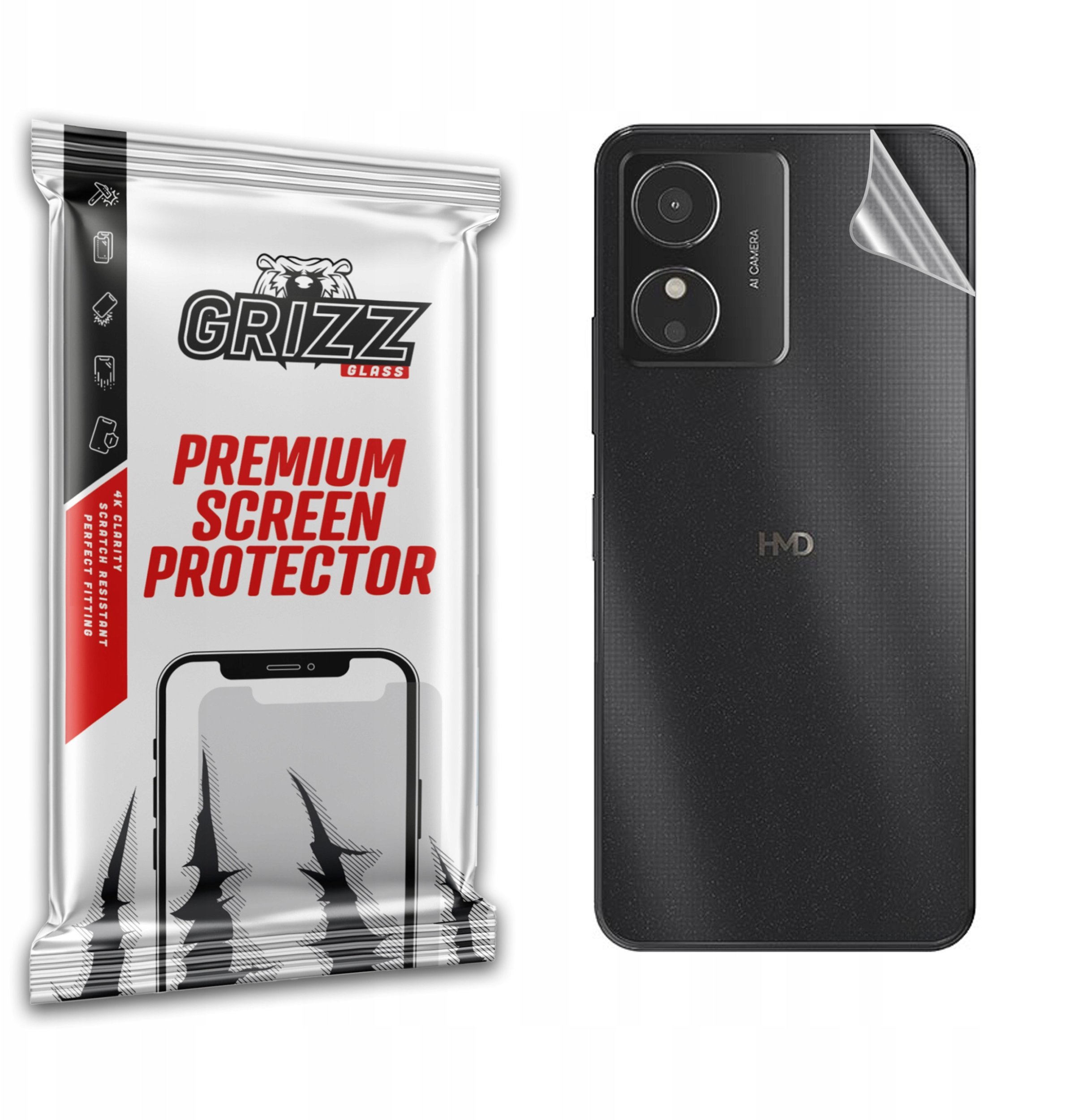 Folia na tył GrizzGlass SatinSkin do HMD Arc