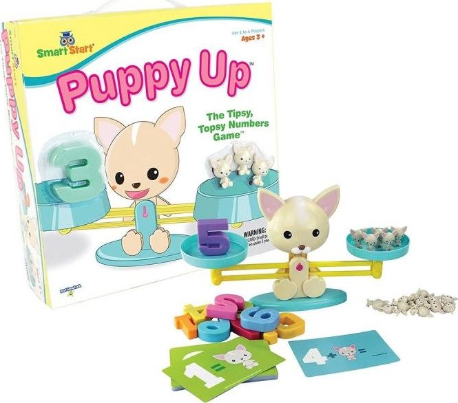 Ikonka Gra Nauka Liczenia - Równoważnia Waga Szalkowa Pies + Szczenięta - Puppy Up