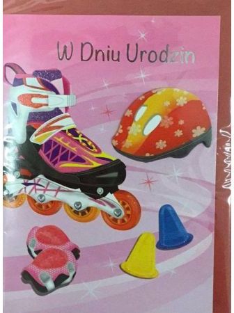 Panorama Karnet urodziny B6 Premium 23 + koperta