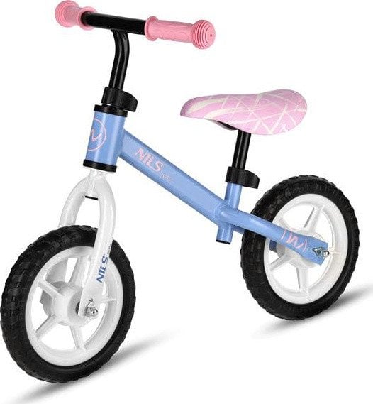 Rowerek biegowy dziecięcy Nils Fun RB134 koła 10'' niebieski 65x35x55 cm