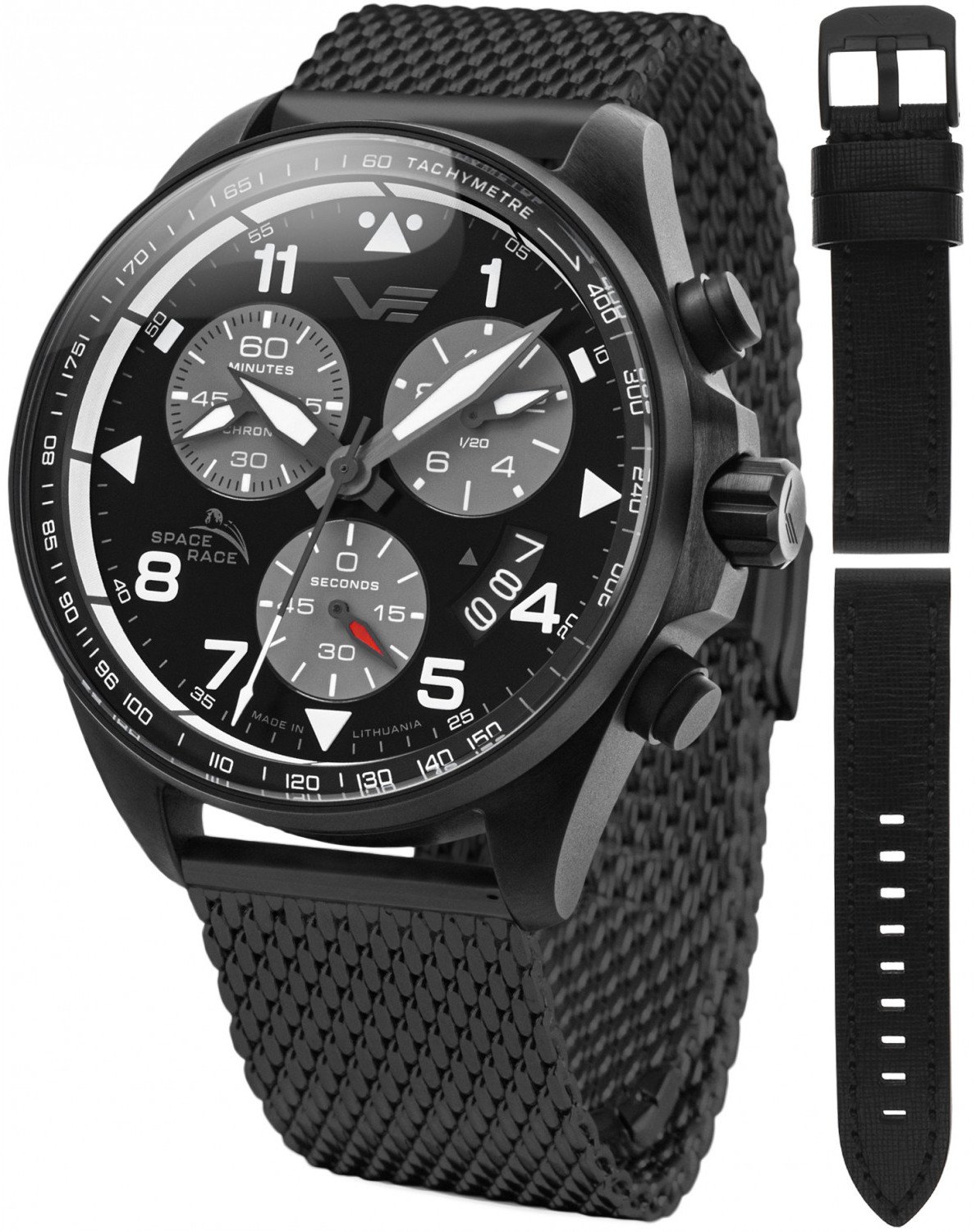 Zegarek męski Vostok Europe 6S30-325C744B czarny