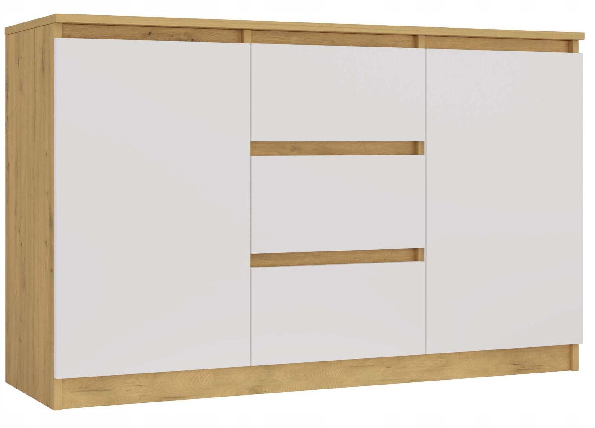 Komoda Malwa 2D3S DĄB ARTISAN BIEL
